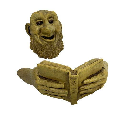 st francis reading bible garden statue yard lawn art 3 piece - Picture 2 of 7